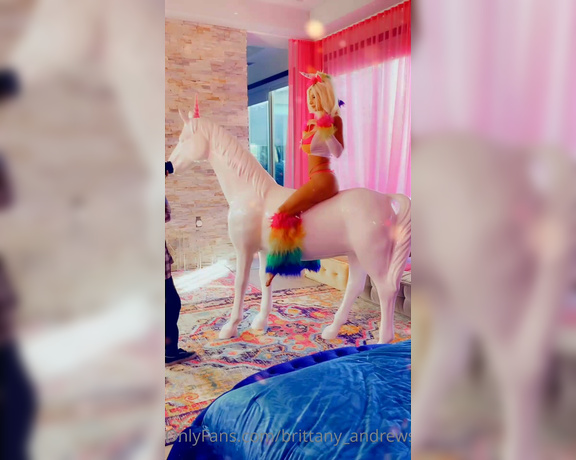 Brittany Andrews aka brittany_andrews - 01-29-2022 OnlyFans Video - Happy Weekend  Check out this lovely amp cute unicorn outfit on Misstress Mommy  in