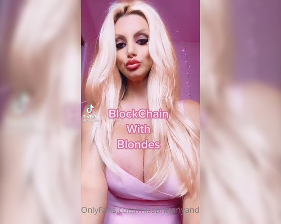 Brittany Andrews aka brittany_andrews - 12-08-2021 OnlyFans Video - For those of you new to NFTs Your Blonde Goddess Explains it on my Tik Tok