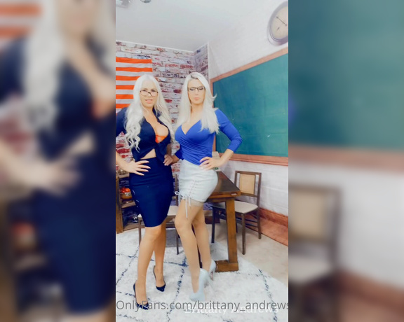 Brittany Andrews aka brittany_andrews - 04-06-2022 OnlyFans Video - NEW SCENE ALERT  Heres our behind_the_scenes together with the beautiful toricummings as your HOT Professors