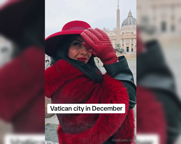 Ezada Sinn aka Ezada OnlyFans - Vatican city in December