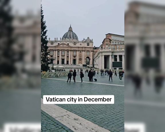 Ezada Sinn aka Ezada OnlyFans - Vatican city in December