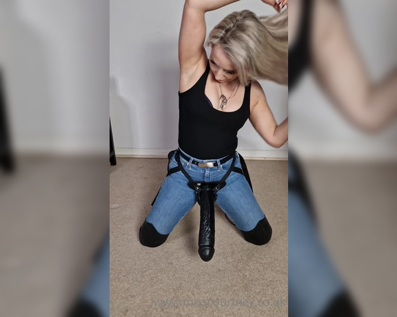 Miss Courtney aka Misscourtneym OnlyFans - Take it! I know youll fall to the ground for My Jean, boot and cock combo