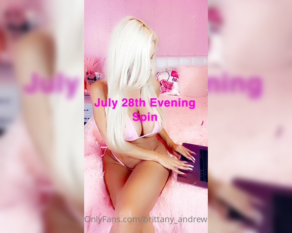 Brittany Andrews aka brittany_andrews - 07-29-2022 OnlyFans Video - Check out your Bingo Cards on July 28th Draw for my Bingo Birthday Game