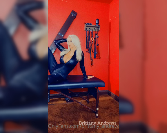 Brittany Andrews aka brittany_andrews - 07-01-2022 OnlyFans Video - Hey, My Naughty Slut Kneel and worship your MILF Goddess as Im taking you to my