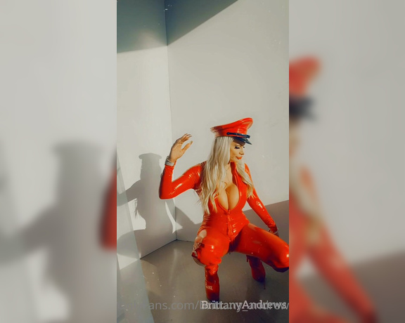 Brittany Andrews aka brittany_andrews - 10-08-2022 OnlyFans Video - Today, Im taking you behind the scenes of My New Red Latex Fantasy Photoshoot wearing this