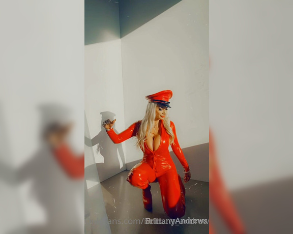 Brittany Andrews aka brittany_andrews - 10-08-2022 OnlyFans Video - Today, Im taking you behind the scenes of My New Red Latex Fantasy Photoshoot wearing this