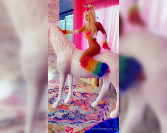 Brittany Andrews aka brittany_andrews - 10-27-2023 OnlyFans Video - Join me in this Amazing BTS Photoshoot  Will you ride this Hot amp Sexy Unicorn