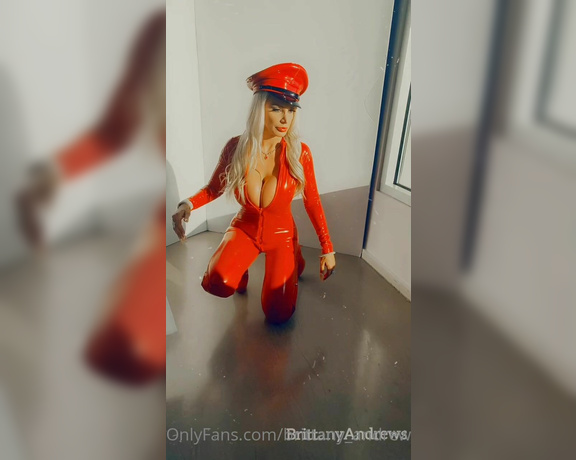 Brittany Andrews aka brittany_andrews - 02-02-2024 OnlyFans Video - Its Fetish Friday _ Latex Time My Naughty Slut Im wearing this Hot Red Latex Catsuit