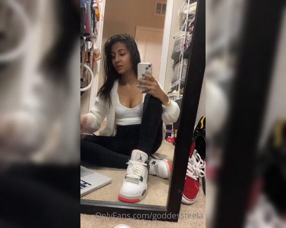 Goddess Nova aka goddessnova - 11-23-2022 OnlyFans Video - So I literally just got paid to sit in my Jordans and watch some dude hang