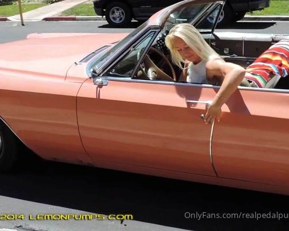 Real Pedal Pumping aka realpedalpumping - 04-13-2024 OnlyFans Video - Smoking Hot Blonde  1967 Cadillac Ive said it before _ this is Real Pedal Pumping