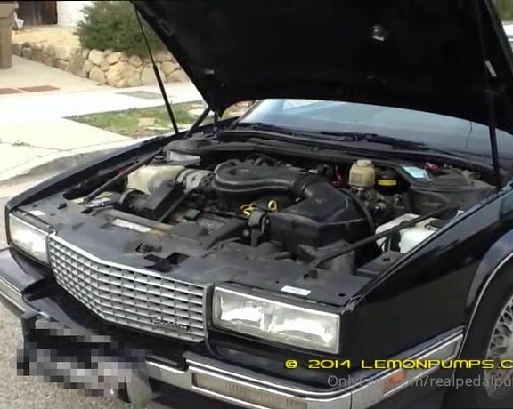 Real Pedal Pumping aka realpedalpumping - 04-01-2024 OnlyFans Video - Revving Her 88 Cadillac I actually love revving