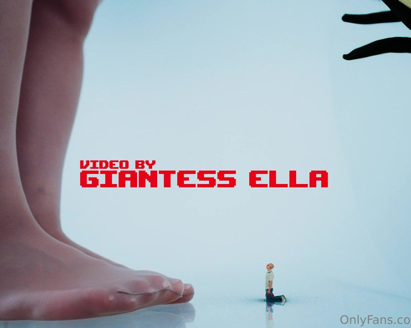 Giantess Ella aka giantessella - 07-08-2023 OnlyFans Video - A little bonus video for you guys The next under glass video comes in a couple