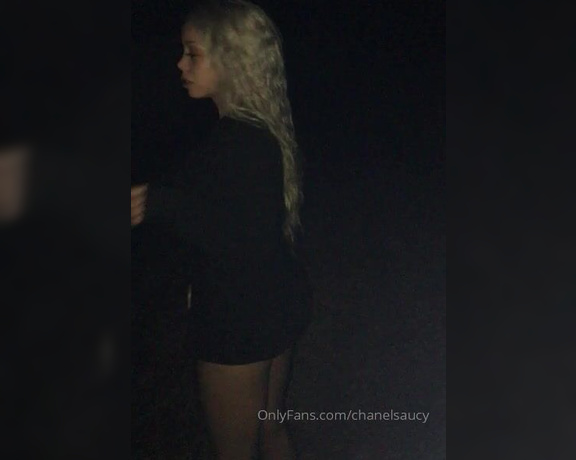 Chanel Saucy aka chanelsaucy - 09-16-2019 OnlyFans Video - Was taking a walk around the camp site with just my wrap on exposing my self