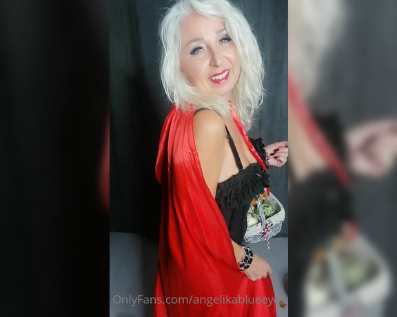 Angelika Blueyes aka angelikablueeyes - 10-31-2021 OnlyFans Video - Help with a tip little red riding hood who got lost in the woods