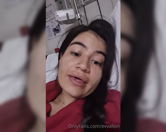 EvvaLion aka evvalion - 10-07-2022 OnlyFans Video - I have been absent because I have serious health problems, I am hospitalized at the moment