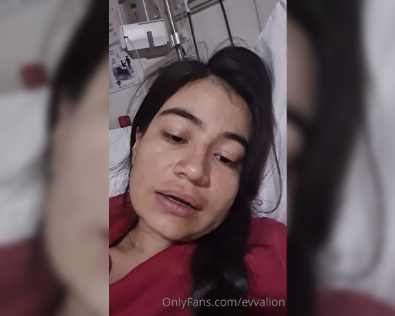 EvvaLion aka evvalion - 10-07-2022 OnlyFans Video - I have been absent because I have serious health problems, I am hospitalized at the moment