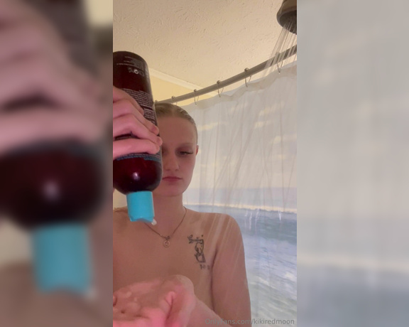 Kikiredmoon aka kikiredmoon - 05-14-2024 OnlyFans Video - Watch me shower