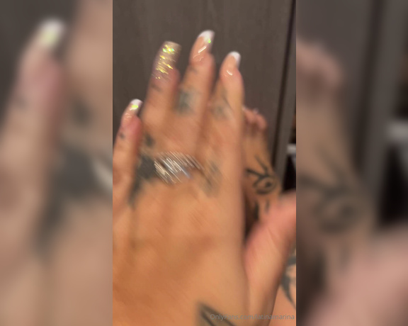 Latina Marina aka latinamarina - 09-19-2024 OnlyFans Video - Happy Thursday my luvs n pets do you like my current manipedi shes been busy_ch94