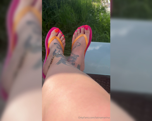 Latina Marina aka latinamarina - 06-04-2024 OnlyFans Video - Happy toesday everyone Do you like my flip flops