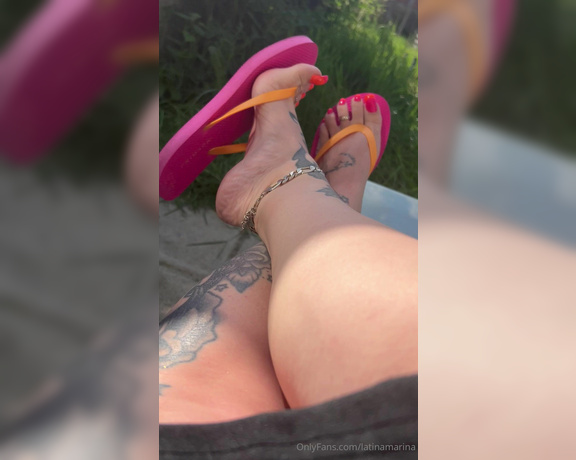 Latina Marina aka latinamarina - 06-04-2024 OnlyFans Video - Happy toesday everyone Do you like my flip flops