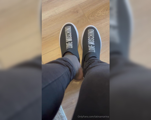 Latina Marina aka latinamarina - 05-23-2024 OnlyFans Video - Do you like nylons These were sweaty af straight outta sneakers