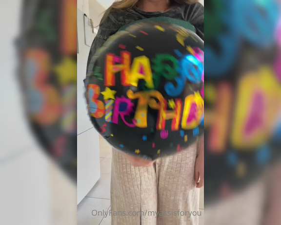 Myassisforyou aka myassisforyou - 08-31-2021 OnlyFans Video - BDAY BALLOONS  New Videos amp Pics uploading soon xox