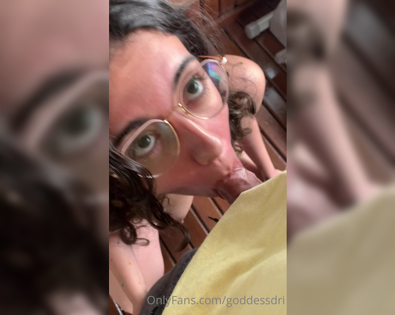 Goddess Dri aka goddessdri - 07-07-2022 OnlyFans Video - Since you loved yesterdays pics so much, heres a small vid of me deliciously sucking his