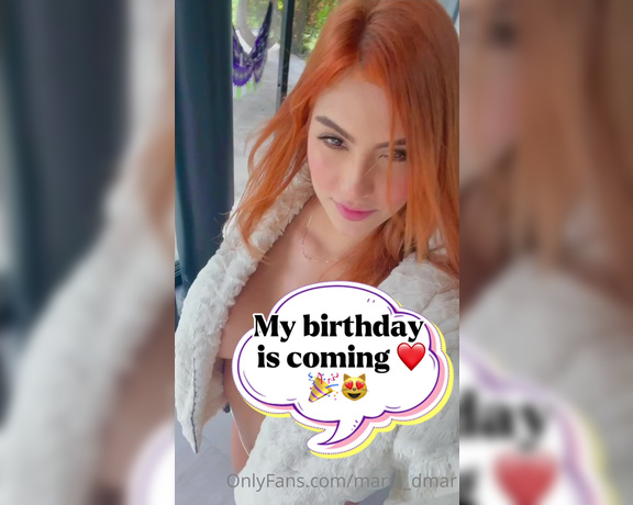 María del Mar aka maria_dmar - 12-23-2021 OnlyFans Video - Love my Birthday is CUMign SOON is this 26th DEC, this sunday  If you wanna