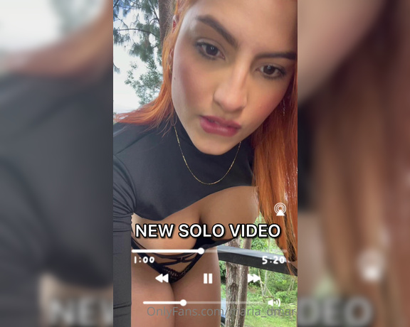 María del Mar aka maria_dmar - 12-10-2021 OnlyFans Video - NEW SOLO in my balcony papi, I wanna you bend me over and fuck me in