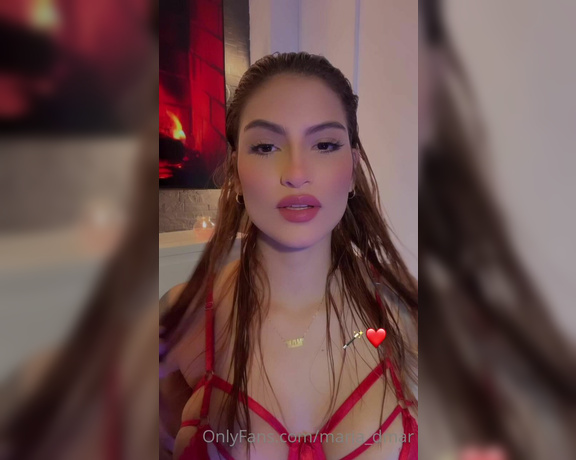 María del Mar aka maria_dmar - 10-22-2022 OnlyFans Video - Red and horny morning I was really horny with my red lingerie, wanna get horny too