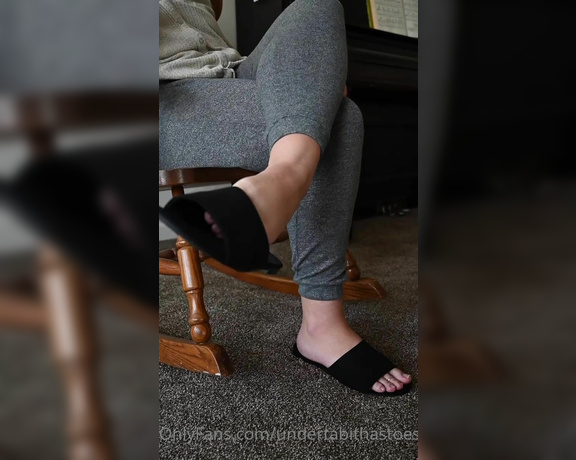 Tabitha Toes aka tabithatoes - 09-10-2021 OnlyFans Video - Three and a half minutes of me dangling my sexy slides for you