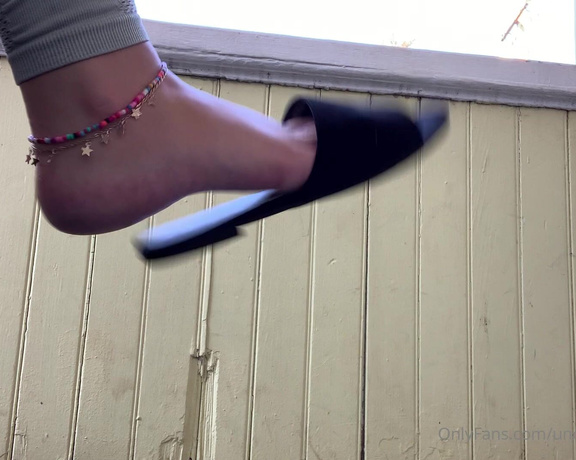 Tabitha Toes aka tabithatoes - 09-27-2021 OnlyFans Video - A little four min dangle for you slide lovers