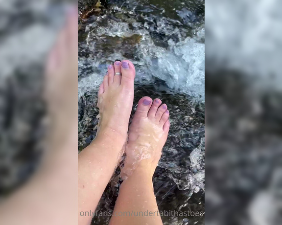 Tabitha Toes aka tabithatoes - 01-23-2023 OnlyFans Video - Slow_mo purple toes