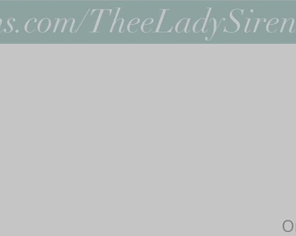 Thee Lady Siren aka theeladysiren - 11-13-2022 OnlyFans Video - This is how I keep my skin so soft  Tip 5 for the full video