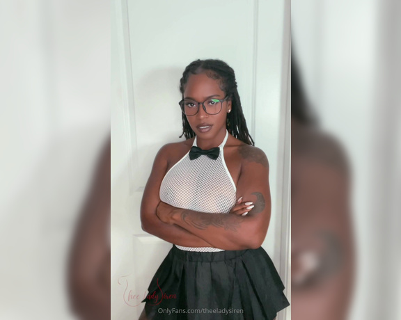 Thee Lady Siren aka theeladysiren - 08-26-2024 OnlyFans Video - Tip 7 to watch me make the class clown cum