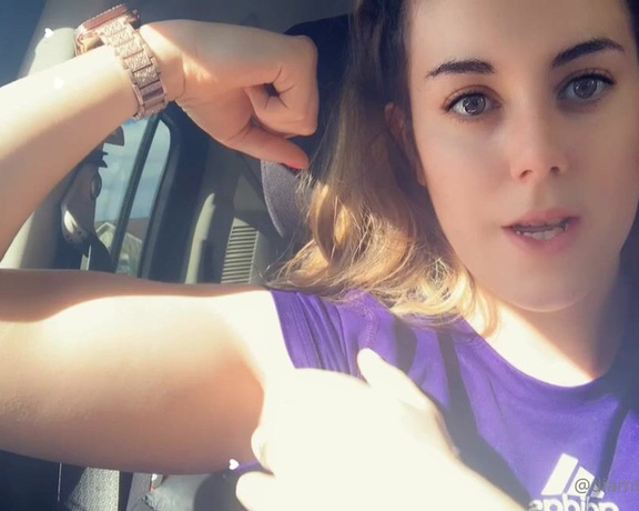 Goddess Daniella aka danimonies - 03-07-2021 OnlyFans Video - Just came from My teams workout, all of us got sweaty