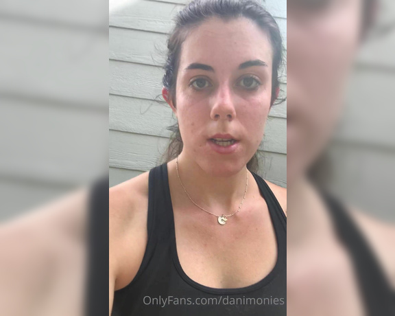 Goddess Daniella aka danimonies - 07-05-2020 OnlyFans Video - Sweaty sweaty athlete