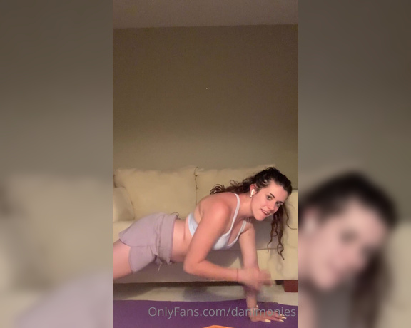 Goddess Daniella aka danimonies - 06-18-2020 OnlyFans Video - does a Student athlete brat doing a routine workout turn you on How do you feel