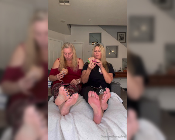 Goddess Rhonda aka sweetesthangsfeet - 10-31-2024 OnlyFans Video - With my bestie