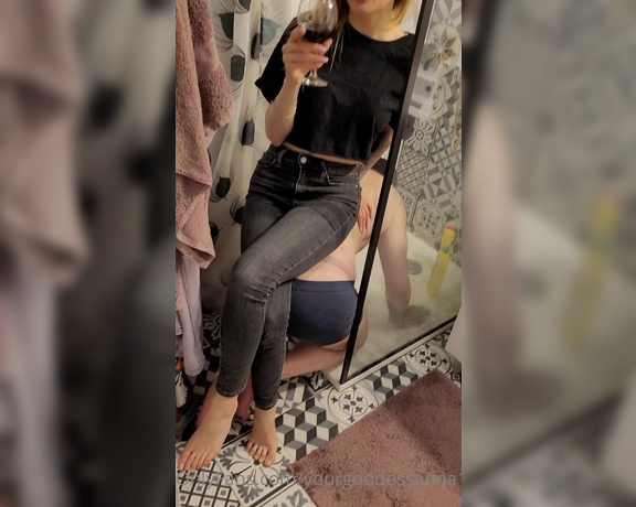 YourGoddessAnna51k aka yourgoddessanna1 - 03-28-2023 OnlyFans Video - You will work whole week to clean my bathroom on your day off, this is how