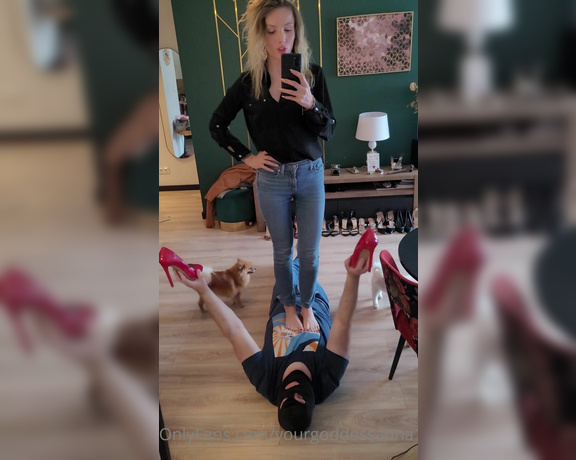 YourGoddessAnna51k aka yourgoddessanna1 - 05-22-2023 OnlyFans Video - Trampling upgraded