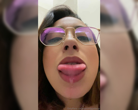 Serving Gaia aka servinggaiavip - 08-31-2024 OnlyFans Video - Do you wish this were your cum instead