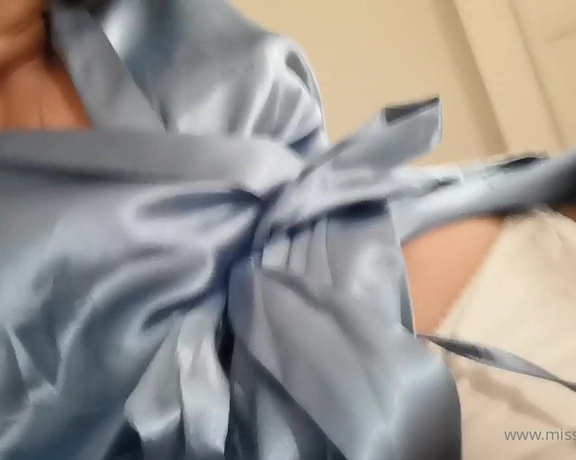 Miss Courtney aka Misscourtneym OnlyFans - A naughty satin tease to get you in the mood for JOS tomorrow