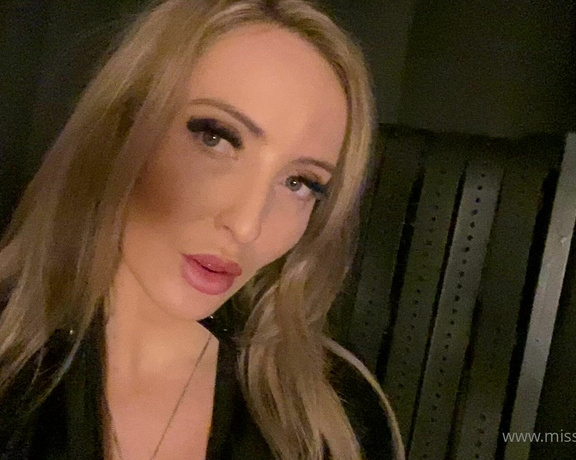 Miss Courtney aka Misscourtneym OnlyFans - Hey… your cock is locked up and the only way you’ll cum again is by My cock fucking your ass… better