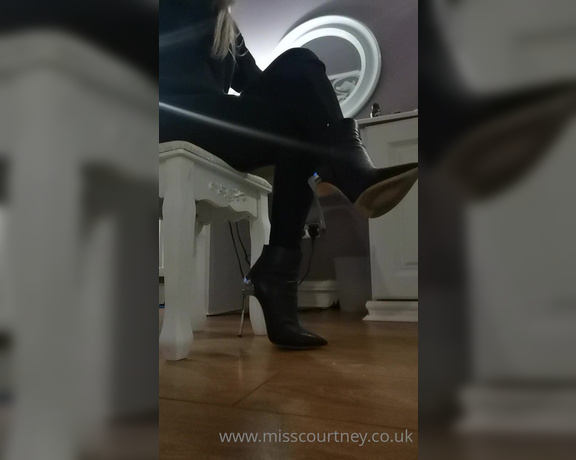 Miss Courtney aka Misscourtneym OnlyFans - My favourite ankle boots