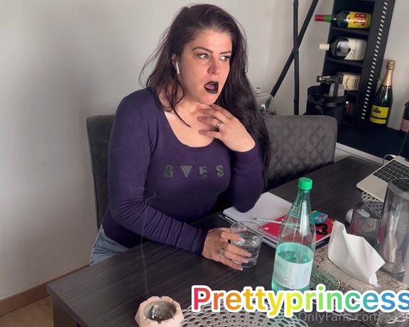 Prettyprincess220 aka prettyprincess220 - 02-16-2024 OnlyFans Video - Drinking, smoking, and burping  full video