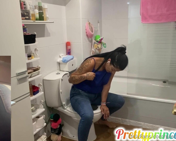 Prettyprincess220 aka prettyprincess220 - 09-01-2024 OnlyFans Video - I punish my stepbrother in the toilet