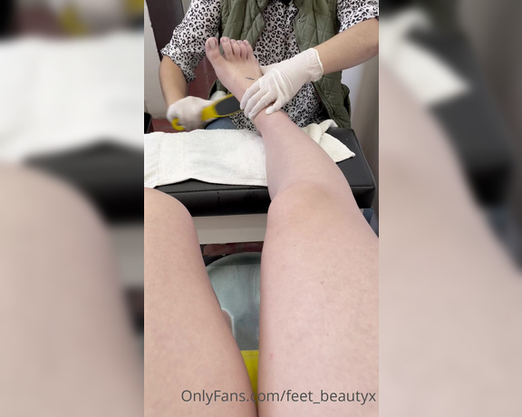 Feet_beautyx aka feet_beautyx - 01-22-2022 OnlyFans Video - Had my pedi done with the colours you voted on It turned out so pretty you