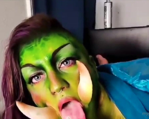 Mypet_monstergirl aka mypetmonstergirl - 02-10-2024 OnlyFans Video - Orc Milf Sloppy Blowjob