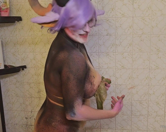 Mypet_monstergirl aka mypetmonstergirl - 11-19-2024 OnlyFans Video - Ask a Monster Girl Shower and Interview